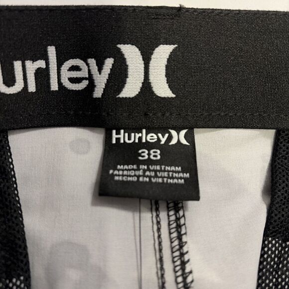 Hurley Hybrid Walk Shorts Mens 38 Essential Heather Black 4-Way Stretch NWT - Picture 7 of 7